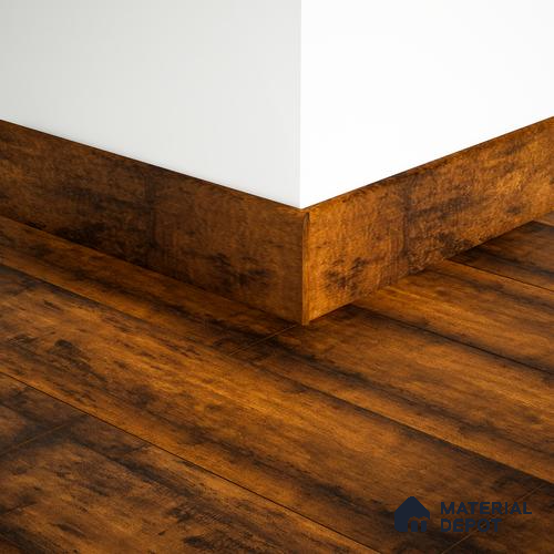 MDF Skirting Edge Flow PM 00377 D | 8 ft x 2.5 Inch | Compatible for Laminate Wood Floor LF 00280