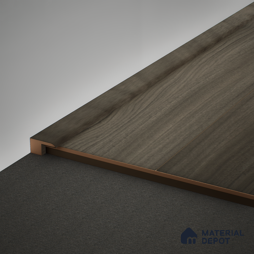 MDF Edge Profile Aqua Lock PM 00404 R | 8 ft x 12 mm x 12 mm | Compatible for Laminate Wood Floor LF 00287