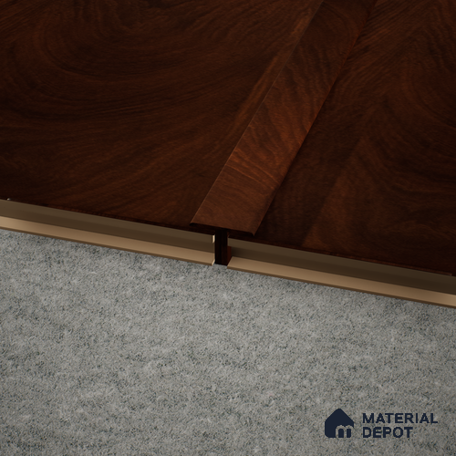 MDF T Profile Aqua Lock PM 00407 Q | 8 ft x 25 mm x 12 mm | Compatible for Laminate Wood Floor LF 00290
