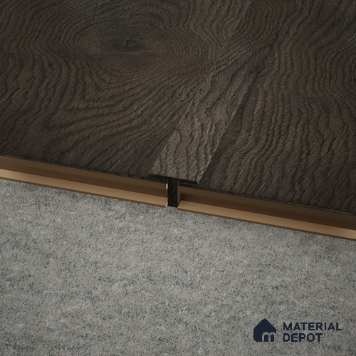 MDF T Profile Aqua Lock PM 00408 O | 8 ft x 18 mm x 12 mm | Compatible for Laminate Wood Floor LF 00291