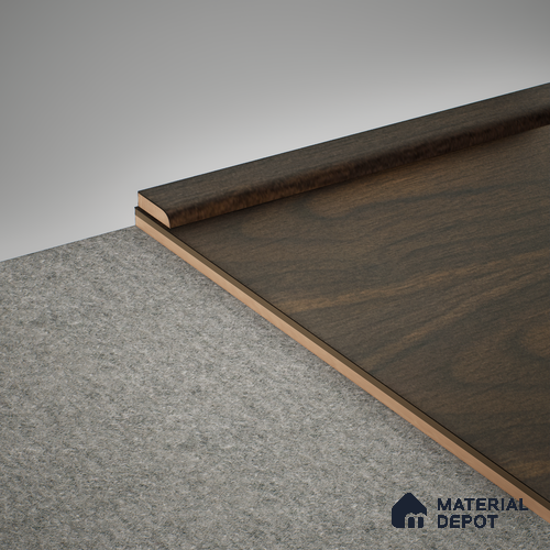 MDF Corner Beading Profile Herringbone PM 00388 | 8 ft x 12 mm x 12 mm | Compatible for Laminate Wood Floor LF 00293