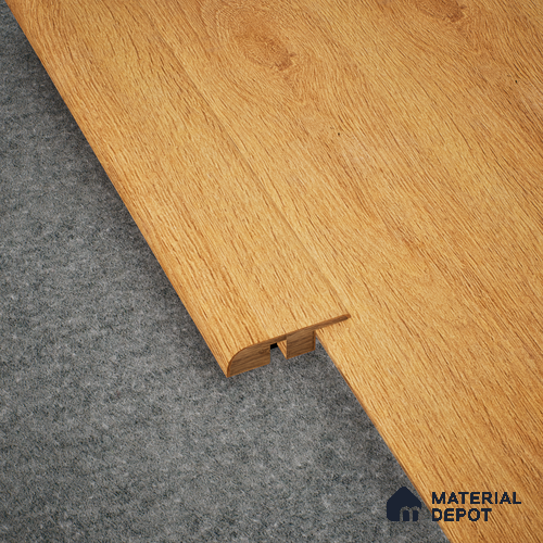 MDF Reducer R Profile Herringbone PM 00398 H | 8 ft x 12 mm x 12 mm | Compatible for Laminate Wood Floor LF 00298