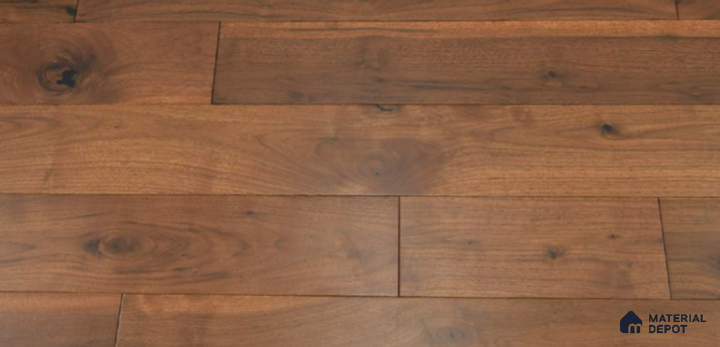 Solid Hardwood Floor SF 00003 B Real Wood Surface American Walnut 36 x 5 inch (910x125 mm) - 18 mm | UV Coating