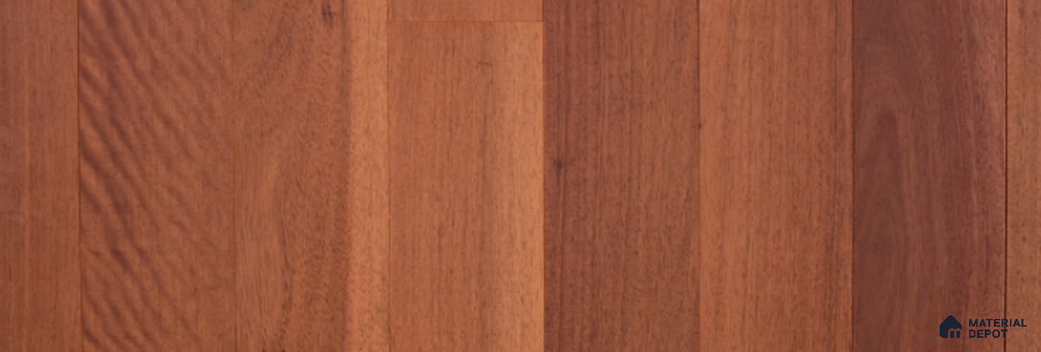 Solid Hardwood Floor SF 00003 F Real Wood Surface Teak 36 x 5 inch (910x122 mm) - 14 mm | UV Coating