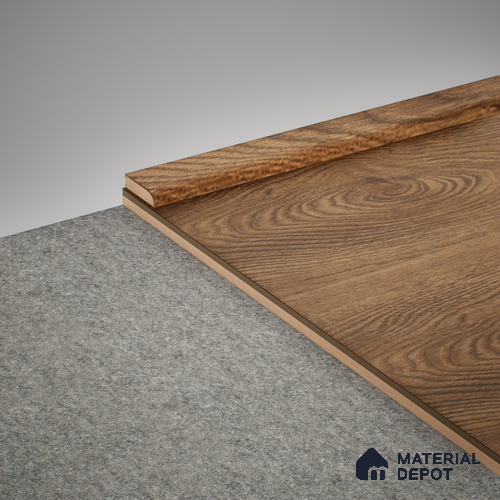 WPC Corner Beading Profile Stone Core TF 00008 C | 8 ft x 18 mm x 12 mm | Compatible for SPC Floor SP 00071