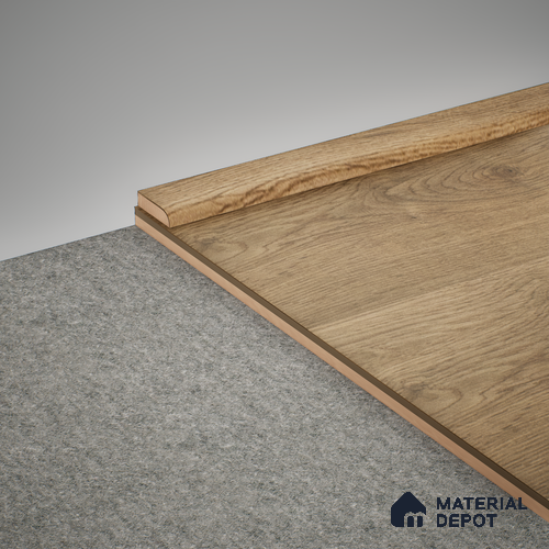 WPC Corner Beading Profile Stone Core TF 00010 D | 8 ft x 25 mm x 12 mm | Compatible for SPC Floor SP 00073