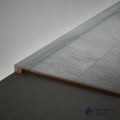 WPC Edge Profile Stone Core TF 00426 G | 8 ft x 37 mm x 12 mm | Compatible for SPC Floor VF 00128