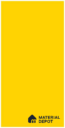1108 Marigold Yellow 8 ft x 4 ft High Gloss Finish BSL Exterior Grade Double Side UV Coated Pre Laminated MDF - 18 mm
