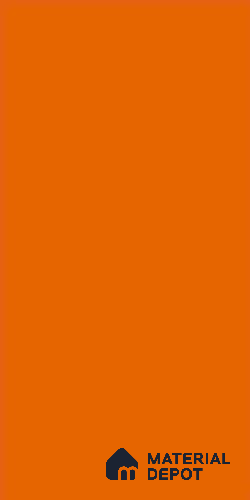 1116 Orange 8 ft x 4 ft High Gloss Finish BSL Exterior Grade Double Side UV Coated Pre Laminated MDF - 18 mm