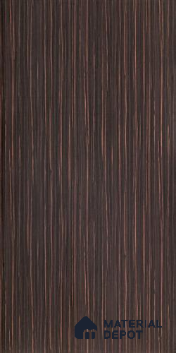 3338 African Ebony 8 ft x 4 ft High Gloss Finish BSL Exterior Grade Double Side UV Coated Pre Laminated MDF - 18 mm