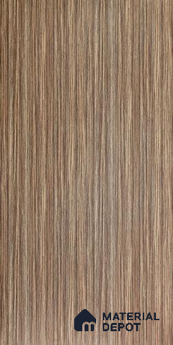 3345 Smoke Zebrano 8 ft x 4 ft High Gloss Finish BSL Exterior Grade Single Side UV Coated Pre Laminated MDF - 18 mm