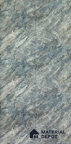 3398 Blue Marble 8 ft x 4 ft High Gloss Finish BSL Exterior Grade Single Side UV Coated Pre Laminated MDF - 18 mm