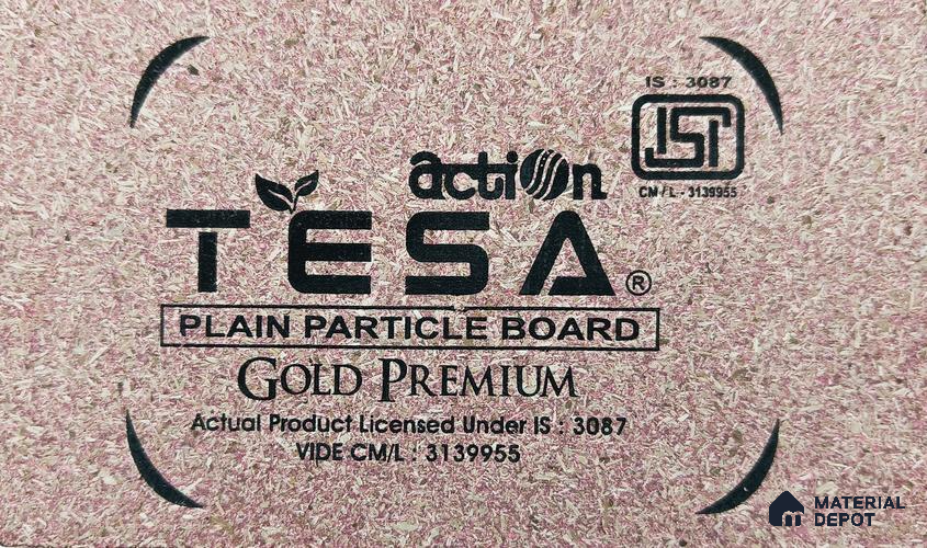 Gold Premium 2440x1830 mm Exterior Grade Plain Particle Board - 12 mm