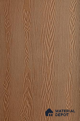 Crown Teak 411 Interior Grade 8 ft x4 ft Embossed HDF - 2.3 mm