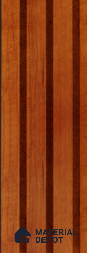 Exterior Grade 9 ft x 4.5 inch AZ 17 PVC Membrane Finish Composite Polymer Louvers PN 05844 - 14.5 mm