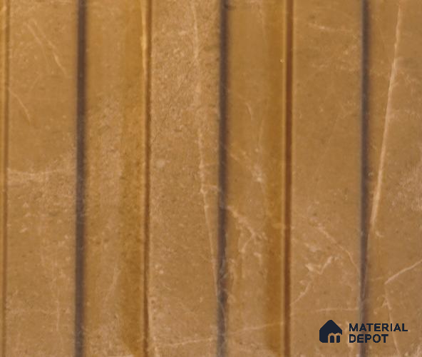 Brown Plain Colour Louver PN 00090 (1001-204) 9 ft x 4.7 inch MDF Panel - 18 mm | Suitable for Feature Wall, TV Unit & Living Room | Width is Subjected to 5% Variation
