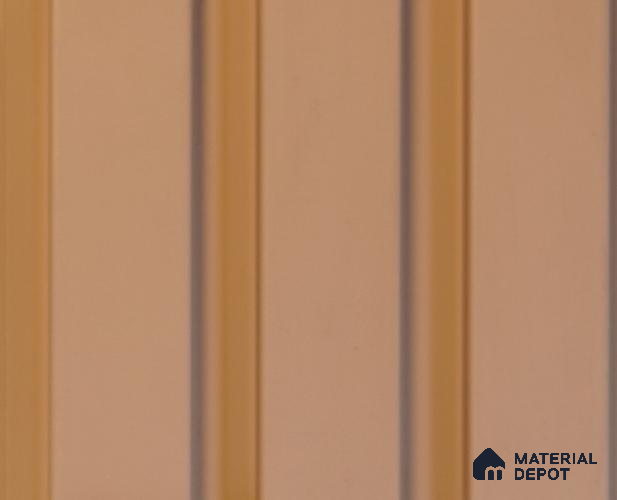 Brown Plain Colour Louver PN 00108 (3771-307) 9 ft x 4.7 inch MDF Panel - 18 mm | Suitable for Feature Wall, TV Unit & Living Room | Width is Subjected to 5% Variation