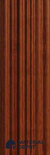 Brown Wooden Louver PN 00119 (VL 50) 8 ft x 5 inch Charcoal Panel - 12 mm | Suitable for Feature Wall, TV Unit & Living Room | Width is Subjected to 5% Variation