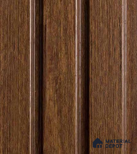 Chocolate Brown Wooden Louver VL 04 WO (VL 04) 8 ft x 4.9 inch Charcoal Panel - 12 mm | Suitable for Feature Wall, TV Unit & Living Room | Width is Subjected to 5% Variation