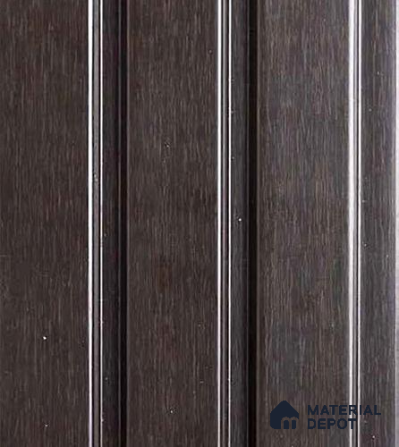Black Wooden Louver VL 07 WO (VL 07) 8 ft x 4.9 inch Charcoal Panel - 12 mm | Suitable for Feature Wall, TV Unit & Living Room | Width is Subjected to 5% Variation