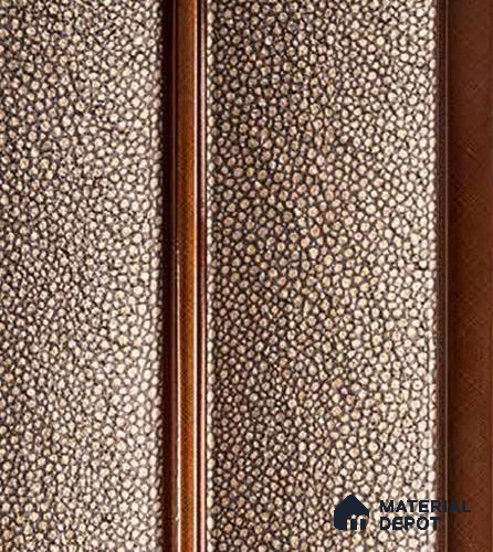 Brown Patterned Louver VL 20 AT (VL 20) 8 ft x 4.9 inch Charcoal Panel - 12 mm | Suitable for Feature Wall, TV Unit & Living Room | Width is Subjected to 5% Variation