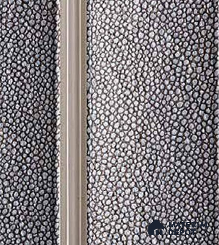 Grey Patterned Louver VL 21 AT (VL 21) 8 ft x 4.9 inch Charcoal Panel - 12 mm | Suitable for Feature Wall, TV Unit & Living Room | Width is Subjected to 5% Variation