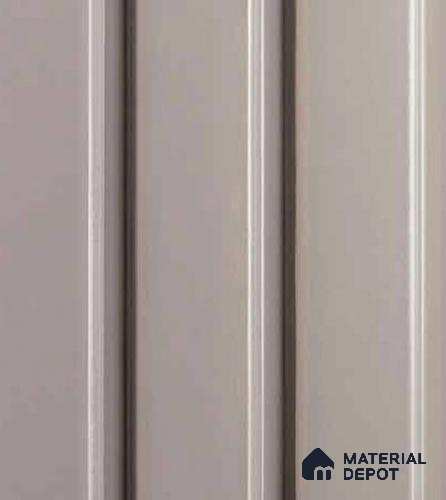 Creame Plain Colour Louver VL 29 GR (VL 29) 8 ft x 4.9 inch Charcoal Panel - 12 mm | Suitable for Feature Wall, TV Unit & Living Room | Width is Subjected to 5% Variation