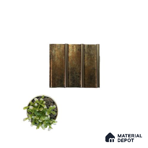 Brown Wooden Louver PN 00005 (VL 57) 8 ft x 4.9 inch  Panel - 12 mm | Suitable for Feature Wall, TV Unit & Living Room | Width is Subjected to 5% Variation