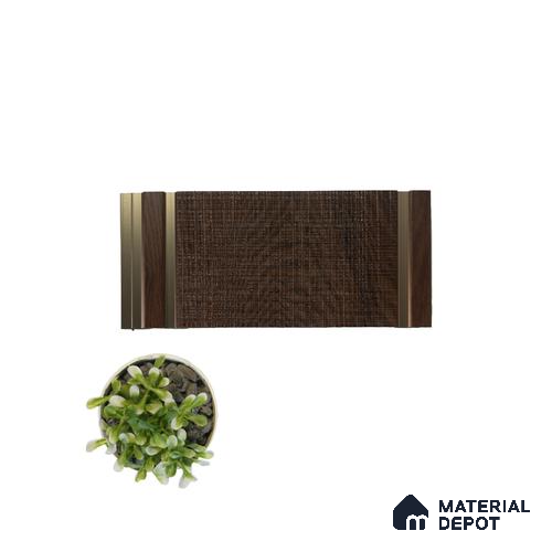 Brown Wood Look Charcoal Decorative Wall Panel VX3007 8 ft x 8.2 inch - 3 mm | Suitable for Feature Wall, TV Unit & Living Room | Width is Subjected to 5% Variation