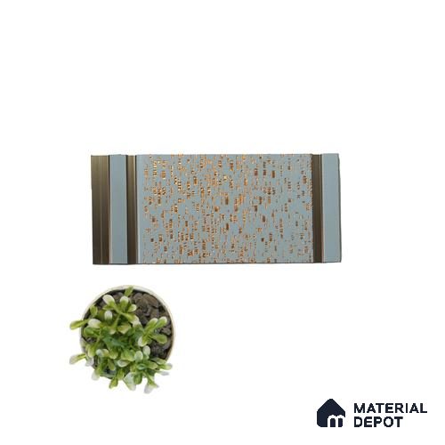 Multi Colour Patterned Look Charcoal Decorative Wall Panel VX3010 8 ft x 8.2 inch - 3 mm | Suitable for Feature Wall, TV Unit & Living Room | Width is Subjected to 5% Variation