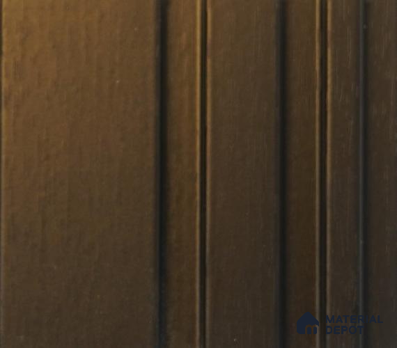 Black Plain Colour Louver PN 00064 (3993-107) 9 ft x 4.7 inch MDF Panel - 18 mm | Suitable for Feature Wall, TV Unit & Living Room | Width is Subjected to 5% Variation