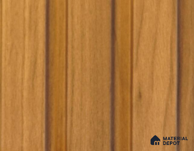 Brown Plain Colour Louver PN 00068 (3771-108) 9 ft x 4.7 inch MDF Panel - 18 mm | Suitable for Feature Wall, TV Unit & Living Room | Width is Subjected to 5% Variation