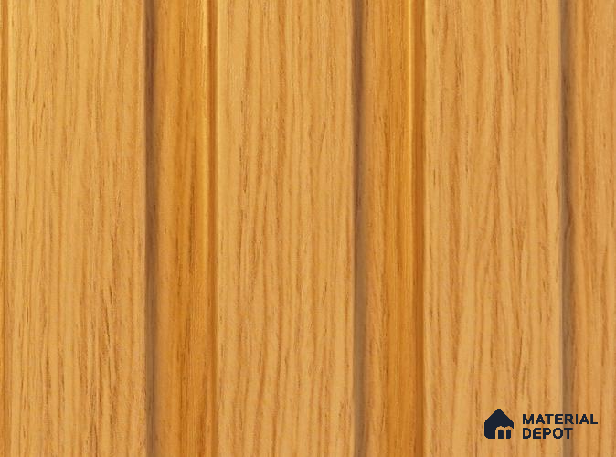 Brown Plain Colour Louver PN 00061 (3771-105) 9 ft x 4.7 inch MDF Panel - 18 mm | Suitable for Feature Wall, TV Unit & Living Room | Width is Subjected to 5% Variation