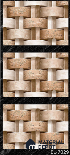 TL 01794 Buff Beige 18 x 12 inch Glossy Finish Ceramic Wall Tile - 7 mm