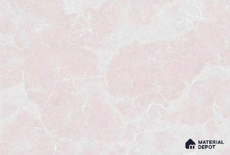 TL 01772 B Light Marshmallow Cream 18 x 12 inch Glossy Finish Ceramic Wall Tile - 7 mm