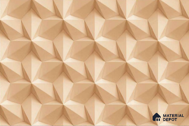 3D Wall Tile TL 01777 D Floor Tawny Brown 12 x 12 inch Matte Finish Ceramic Floor Tile - 7 mm