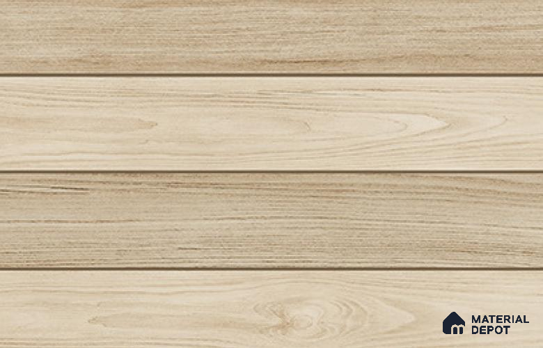 TL 01801 A Dark Woody Cream 18 x 12 inch Glossy Finish Ceramic Wall Tile - 7 mm