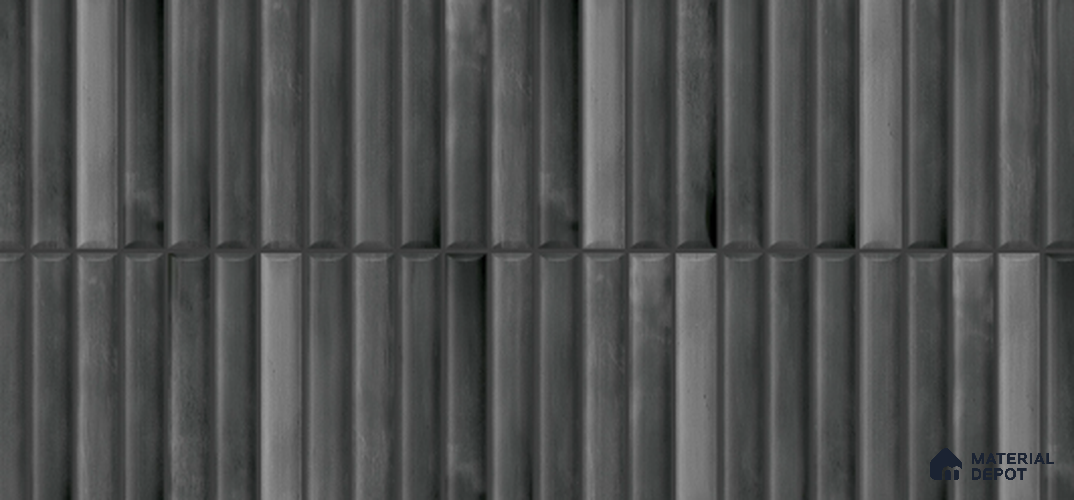 Faux Subway Wall Tile TL 10775 B Summit Grey Highlighter 2 ft x 1 ft Glossy Finish Ceramic Tile - 9 mm | Please Expect a Slight Variation of Pattern