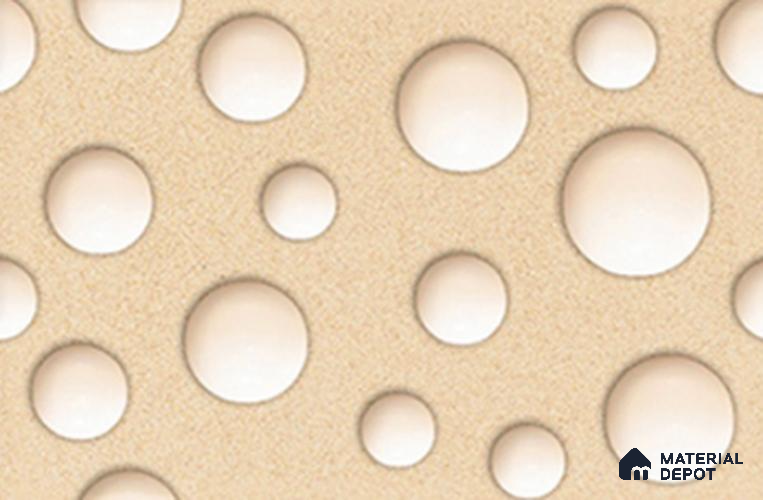 TL 01810 B Dark Cashew Beige 18 x 12 inch Glossy Finish Ceramic Wall Tile - 7 mm