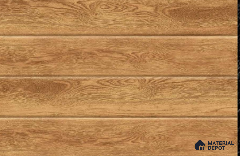 TL 02128 C Dark Woody Liner Cream 18 x 12 inch Glossy Finish Ceramic Wall Tile - 7 mm