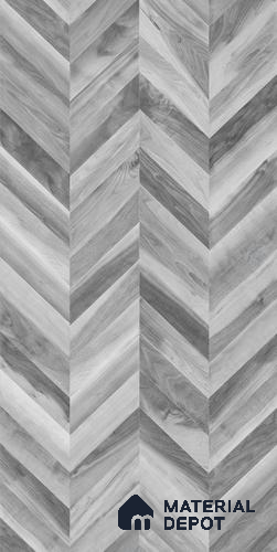 Wooden Wall & Floor Tile TL 05123 B Mokuzai Charcoal Mist 4 ft x 2 ft Vitrified Endless Matte Finish - 9 mm | Suitable for Living Room, Bedroom & Bathroom