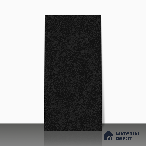 Stone Wall & Floor Tile TL 05119 Marblis Noir Cascade 4 ft x 2 ft Vitrified Carving Matte Finish - 9 mm  | Suitable for Living Room, Bedroom & Bathroom