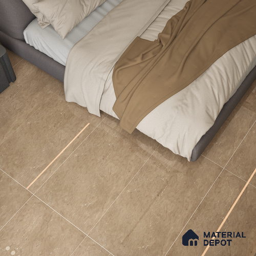 Marble Wall & Floor Tile TL 05143 Marblis Cedar Stone 4 ft x 2 ft Vitrified Glossy Finish - 9 mm (Random 4) | Suitable for Living Room, Bedroom & Bathroom
