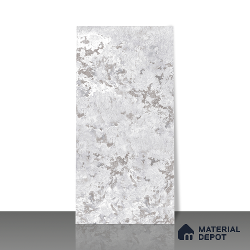 Marble Wall & Floor Tile TL 05125 B Marblis Sterling Veil 4 ft x 2 ft Vitrified Metallic Finish - 9 mm (Random 4) | Suitable for Living Room, Bedroom & Bathroom