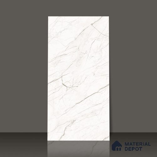 Marble Wall & Floor Tile TL 05114 B Marblis Moonlight Glow 4 ft x 2 ft Vitrified Endless Carving Matte Finish - 9 mm (Random 4) | Suitable for Living Room, Bedroom & Bathroom