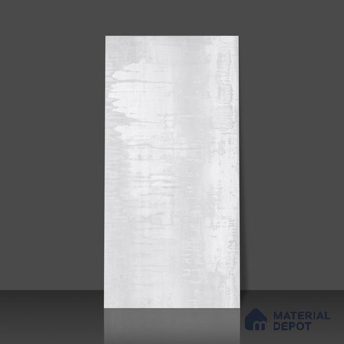 Marble Wall & Floor Tile TL 05124 B Marblis White Opal 4 ft x 2 ft Vitrified Metallic Finish - 9 mm (Random 4) | Suitable for Living Room, Bedroom & Bathroom