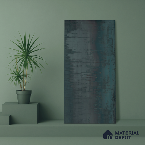 Marble Wall & Floor Tile TL 05124 Marblis Marine Elegance 4 ft x 2 ft Vitrified Metallic Finish - 9 mm (Random 4) | Suitable for Living Room, Bedroom & Bathroom