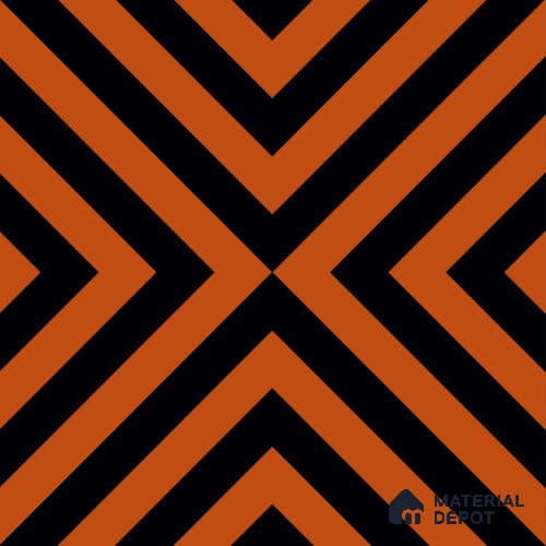 Moroccan Wall & Floor Tile TL 10813 Saffron Glow 1 ft x 1 ft Matt Luster Finish Ceramic Tile - 10 mm | Please Expect a Slight Variation of Pattern