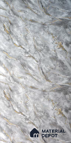 AE 1504 8 ft x 4 ft Marble Finish 6H Antiscratch Acrylic Laminate - 1.25 mm