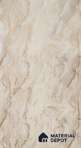 GA 4812 8 ft x 4 ft Marble Finish 6H Antiscratch Acrylic Laminate - 1.5 mm